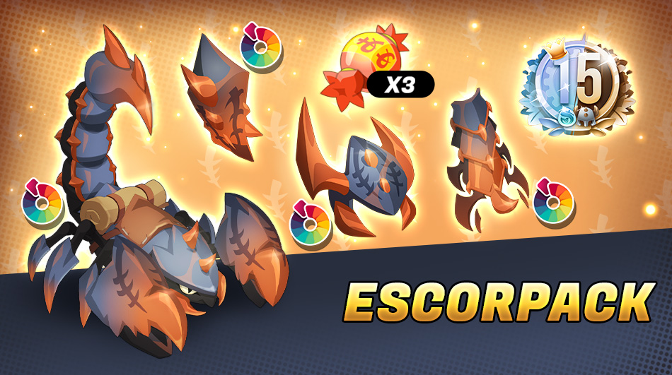 Scorpiopack available in the DOFUS Touch store