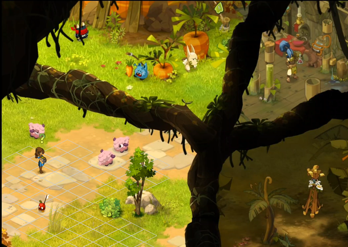 Carte de souvenirs de la mission du Dofus Ocre