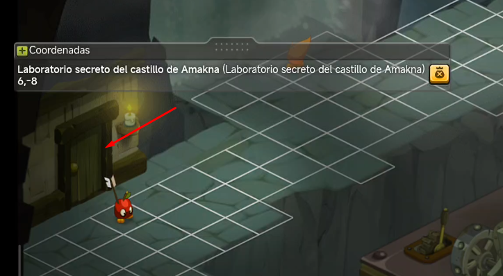Entree principale du laboratoire secret du chateau d Amakna