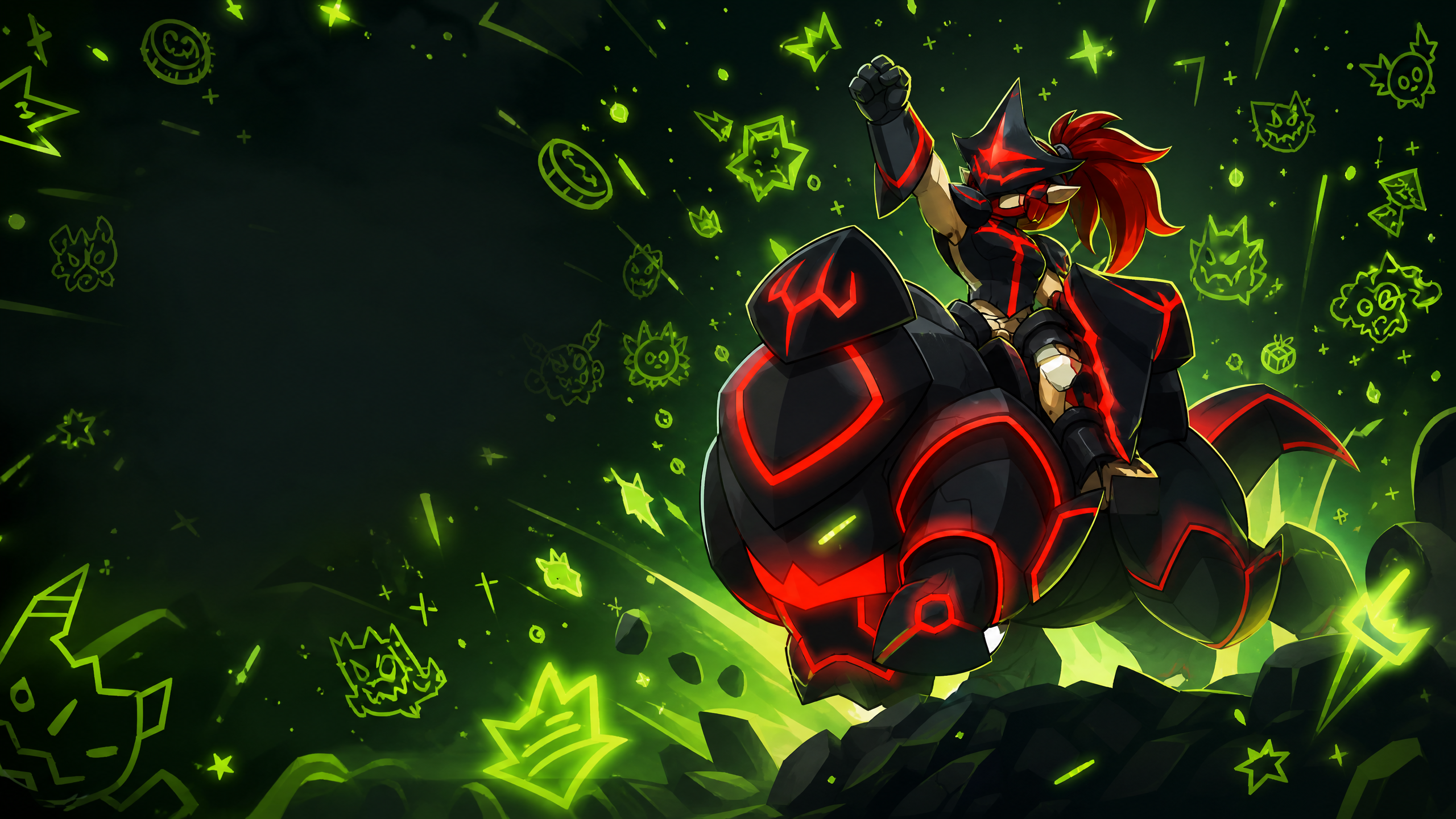 Yopuka de DOFUS Touch rodeado de energía de experiencia