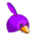 Sombrero de pío violeta