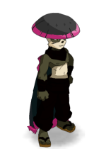 Caballero Negro y Rosa